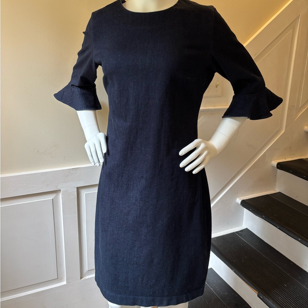 Banana Republic Navy Stretch Denim Dress